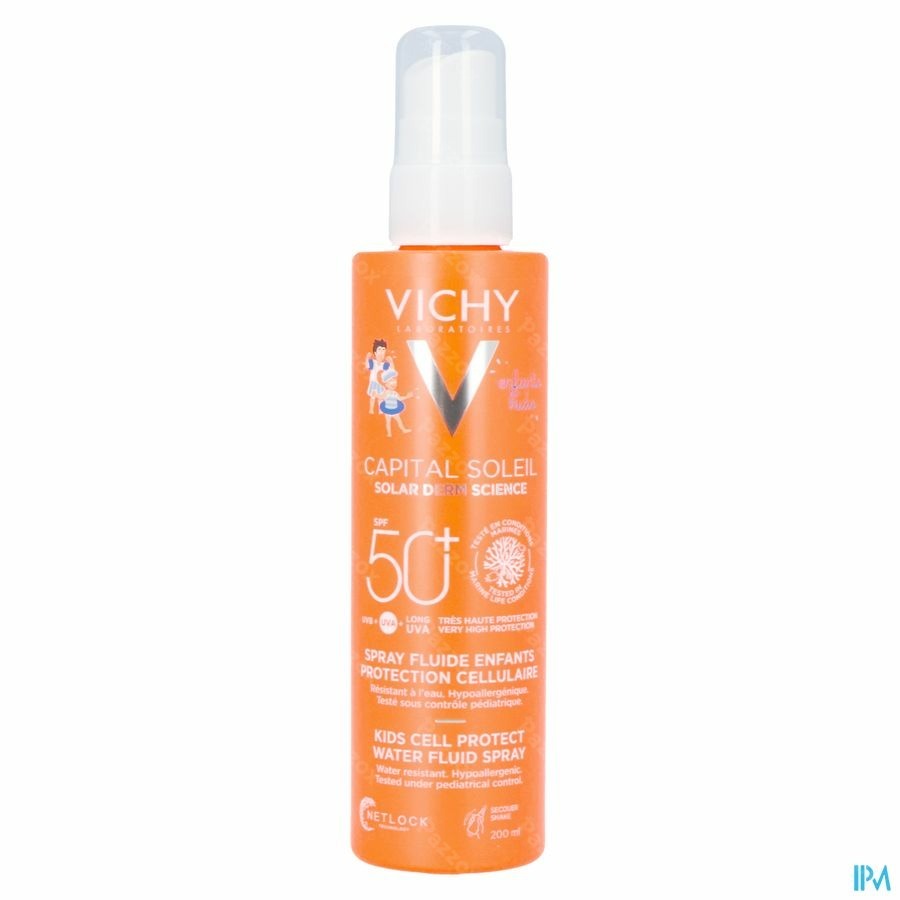 Vichy Capital Soleil Kids Cell Protect Water Fluid Spray SPF50+ 200ml