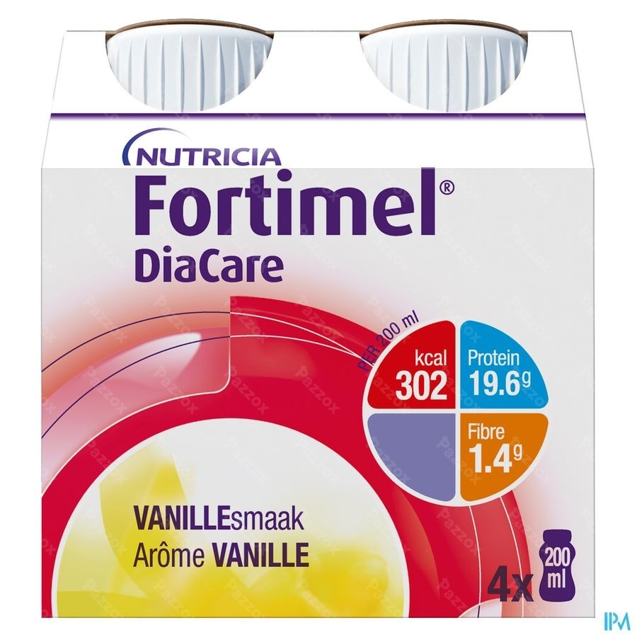 Fortimel DiaCare goût vanille Bouteilles 4x200ml