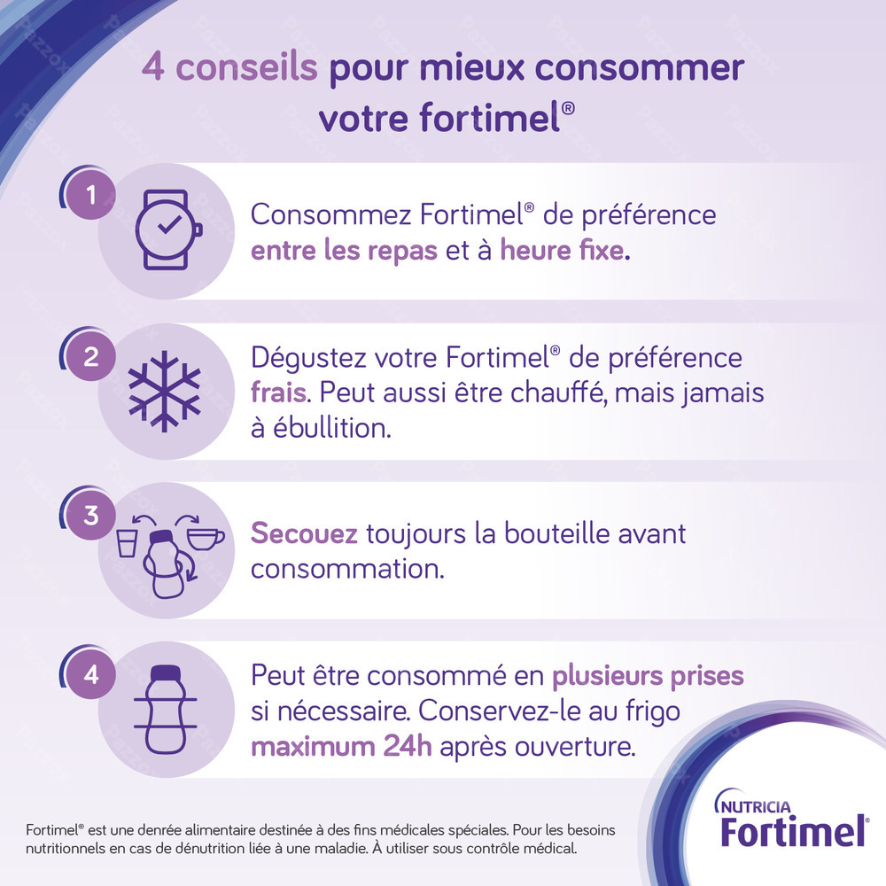 Fortimel DiaCare goût fraise Bouteilles 4x200ml