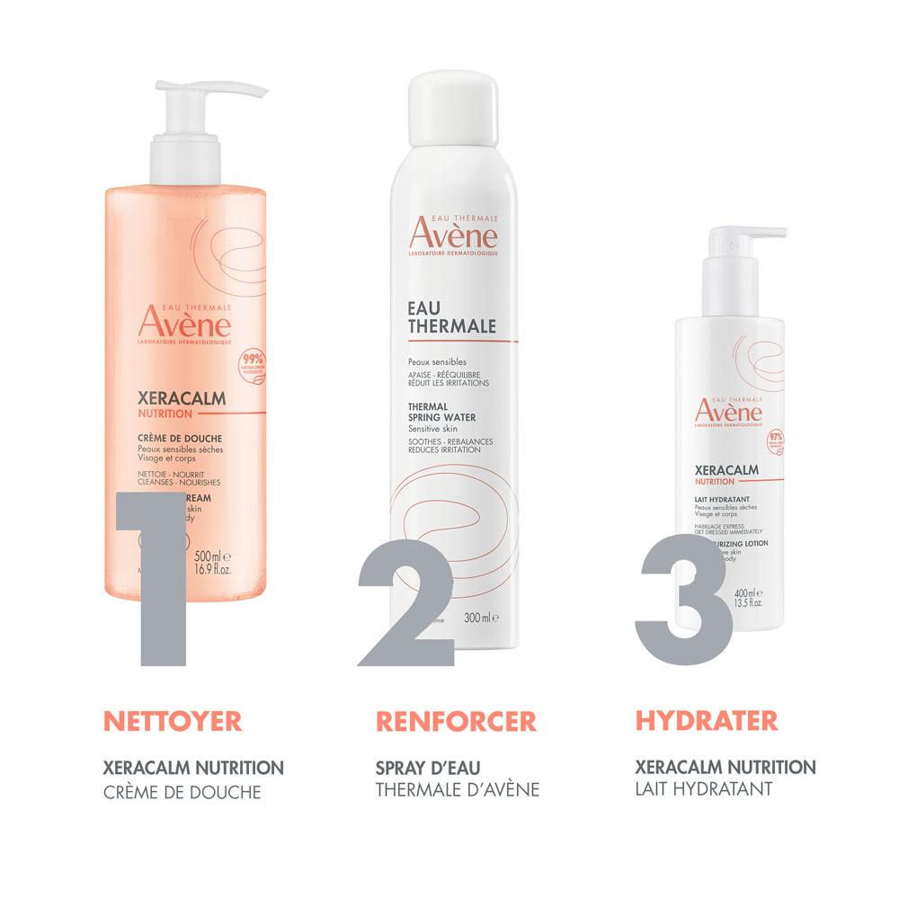 Avène Xeracalm Nutrition Crème de douche, Peau sensible sèche 500ml