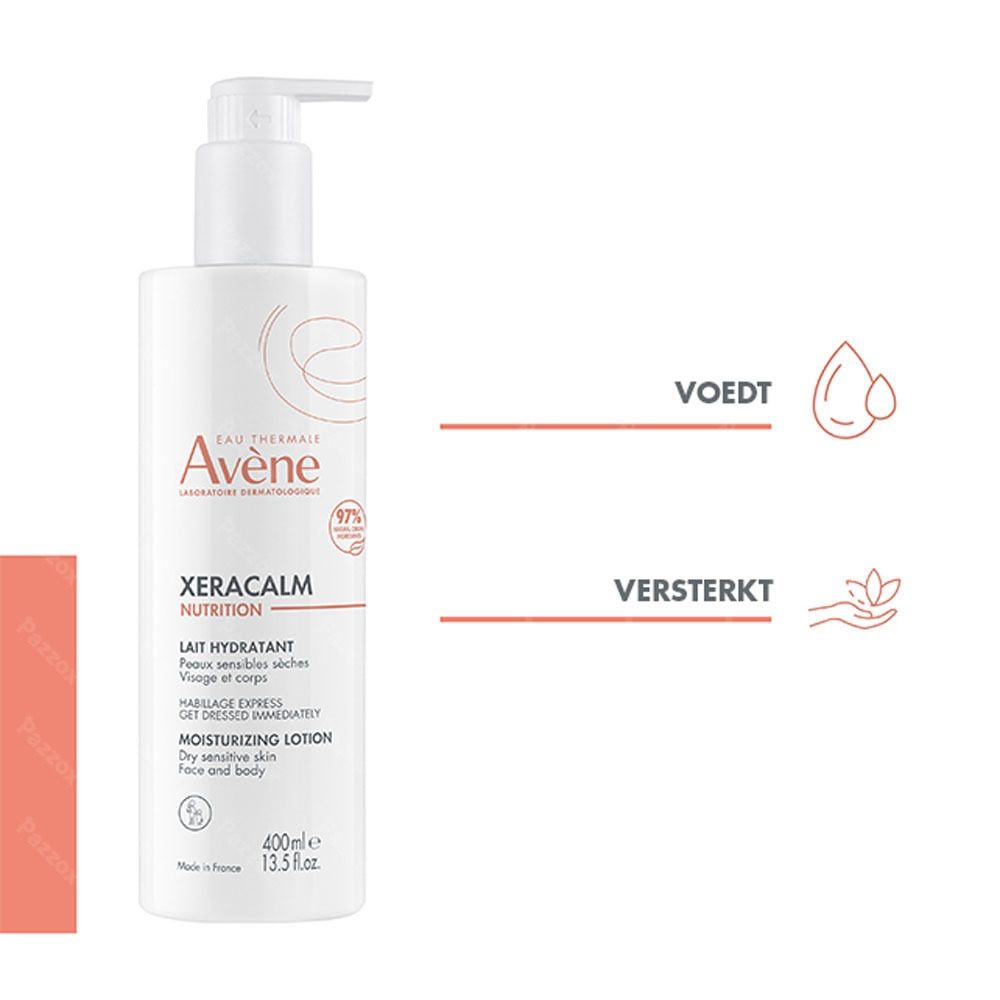 Avène Xeracalm Nutrition Hydraterende Melk, Gevoelige droge huid 400ml