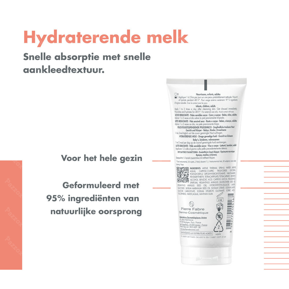 Avène XeraCalm Nutrition Hydraterende Melk 100ml
