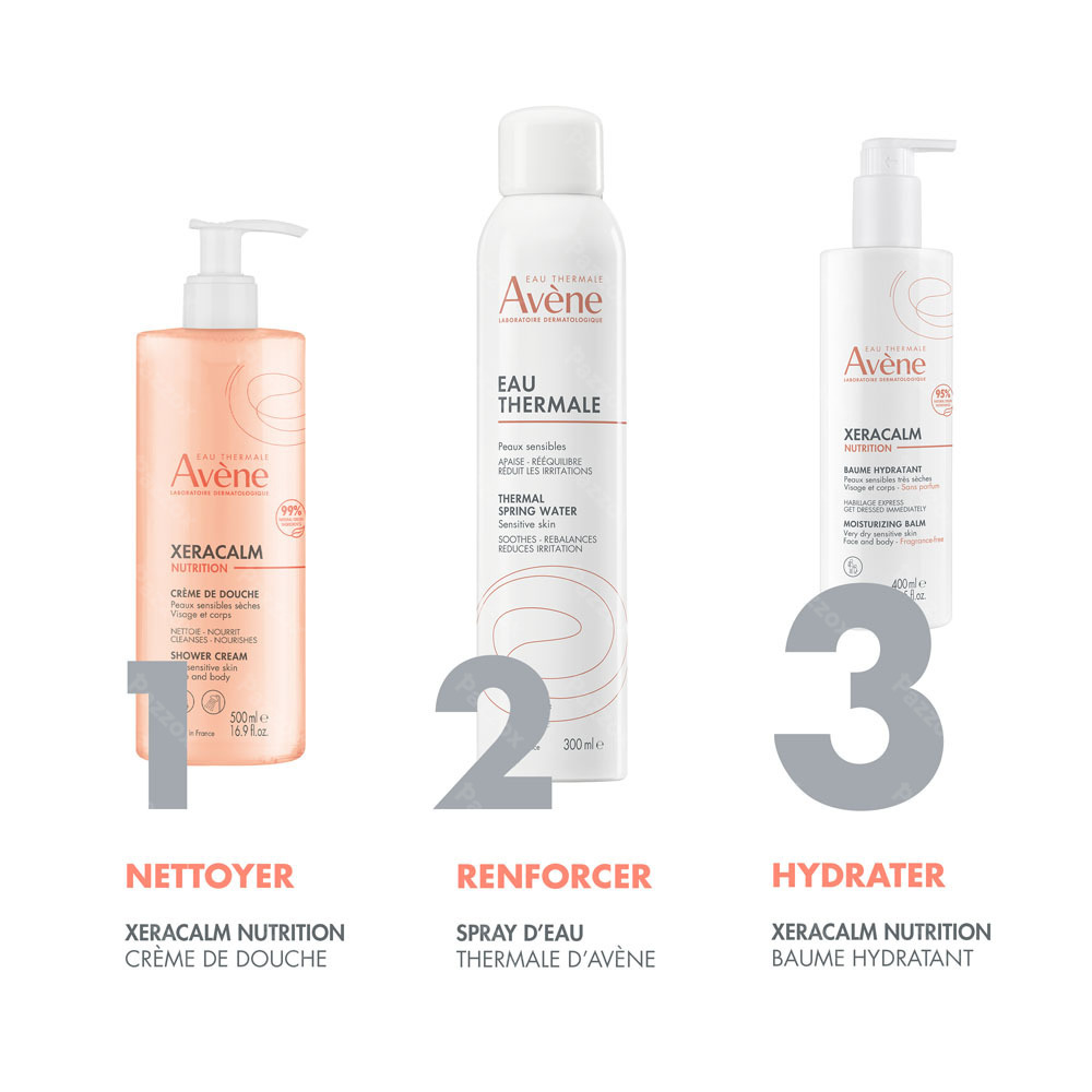 Avène Xeracalm Nutrition Baume hydratant, Peau sensible très sèche 400ml