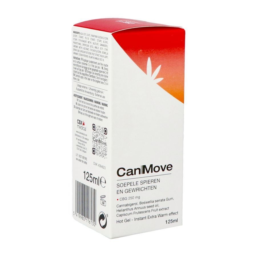 Canmove Gel Tube 125ml Cbx Medical