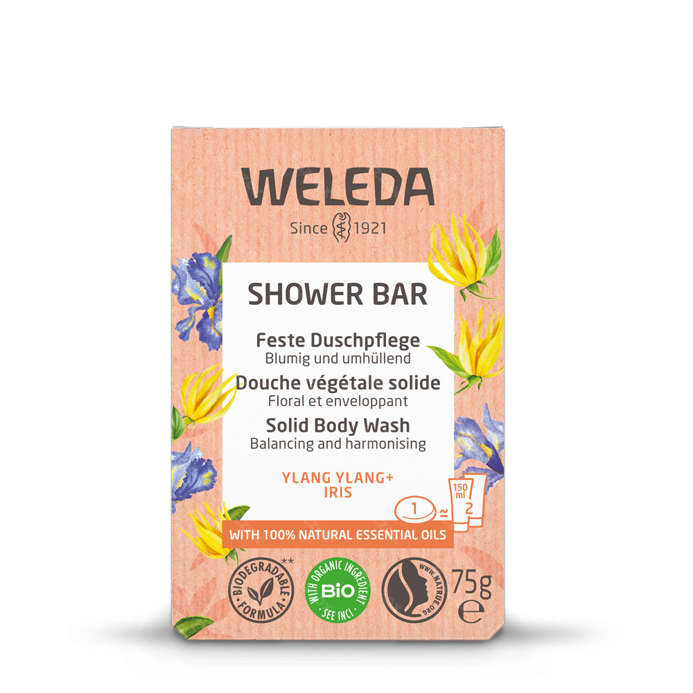 Weleda Shower Bar Ylang Ylang + Iris 75g