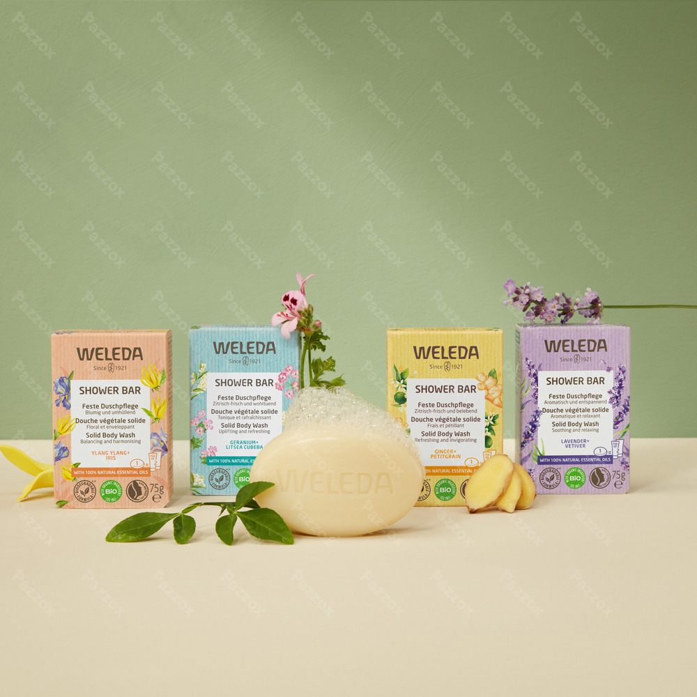 Weleda Shower Bar Ylang Ylang + Iris 75g