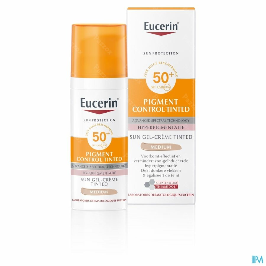 Eucerin Sun Pigment Control Gel-Crème Medium Getint Anti-Pigment SPF50+ 50ml