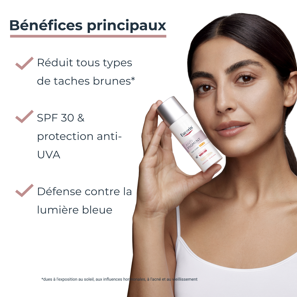 Eucerin Anti-Pigment Soin de Jour Teinté Light SPF30 Hyperpigmentation 50ml