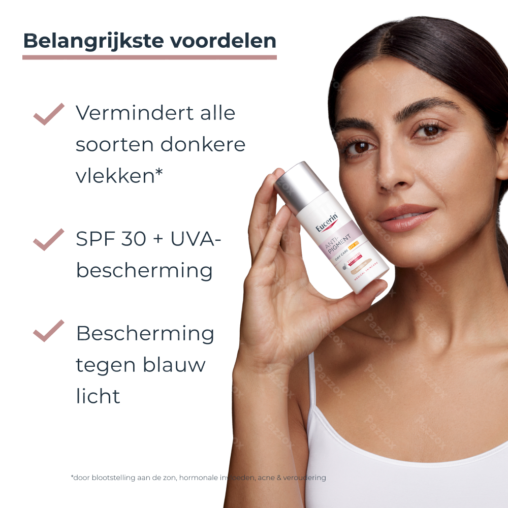 Eucerin Anti-Pigment Dagcrème SPF30 Getint Medium Hyperpigmentatie 50ml
