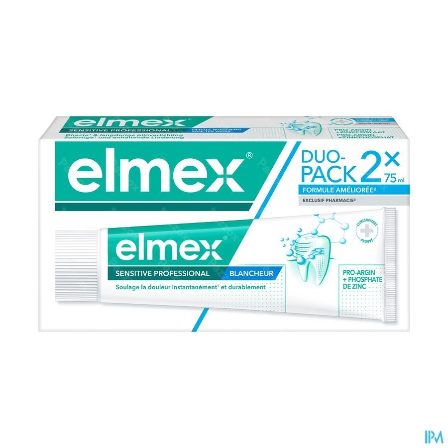 Elmex Sensitive Professional Whitening Tandpasta 2x75ml