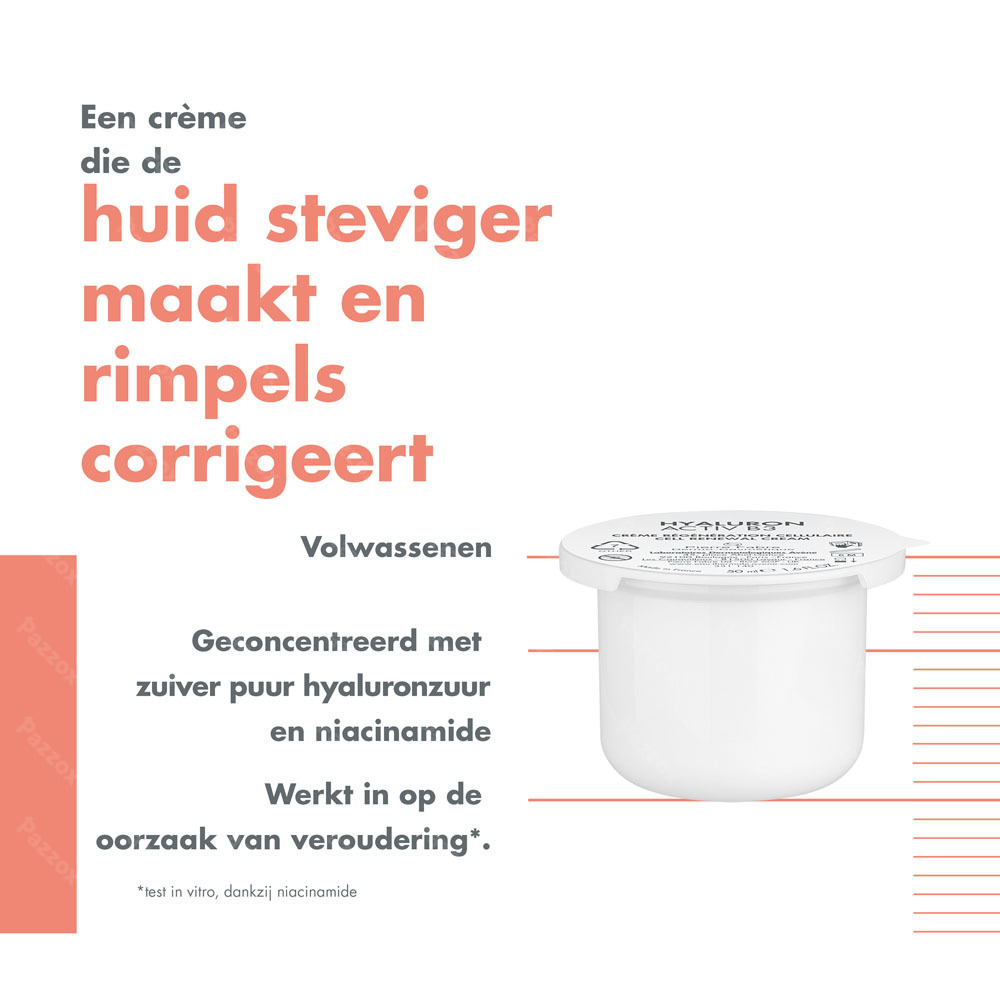 Avène Hyaluron Activ B3 Celvernieuwende crème Refill anti-aging, Hyaluronzuur & Niacinamide 50ml