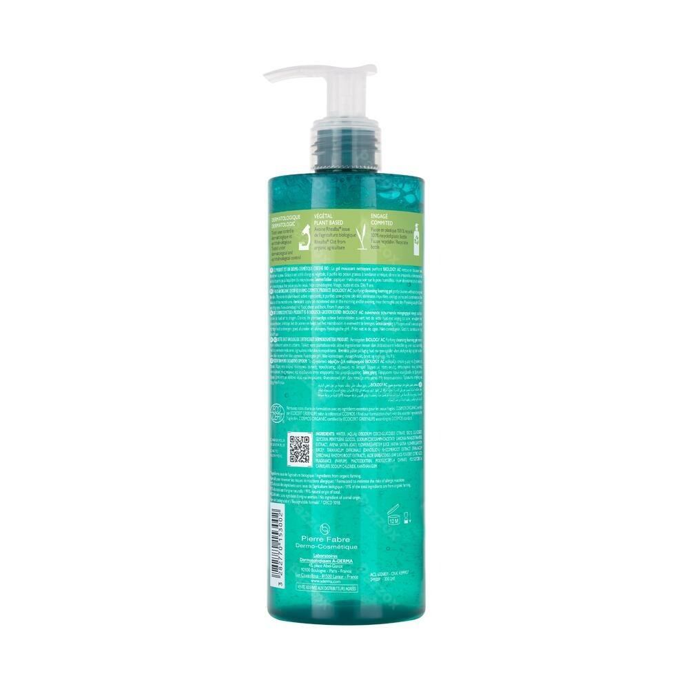 A-Derma Biology Acné Zuiverende Schuimgel 400ml