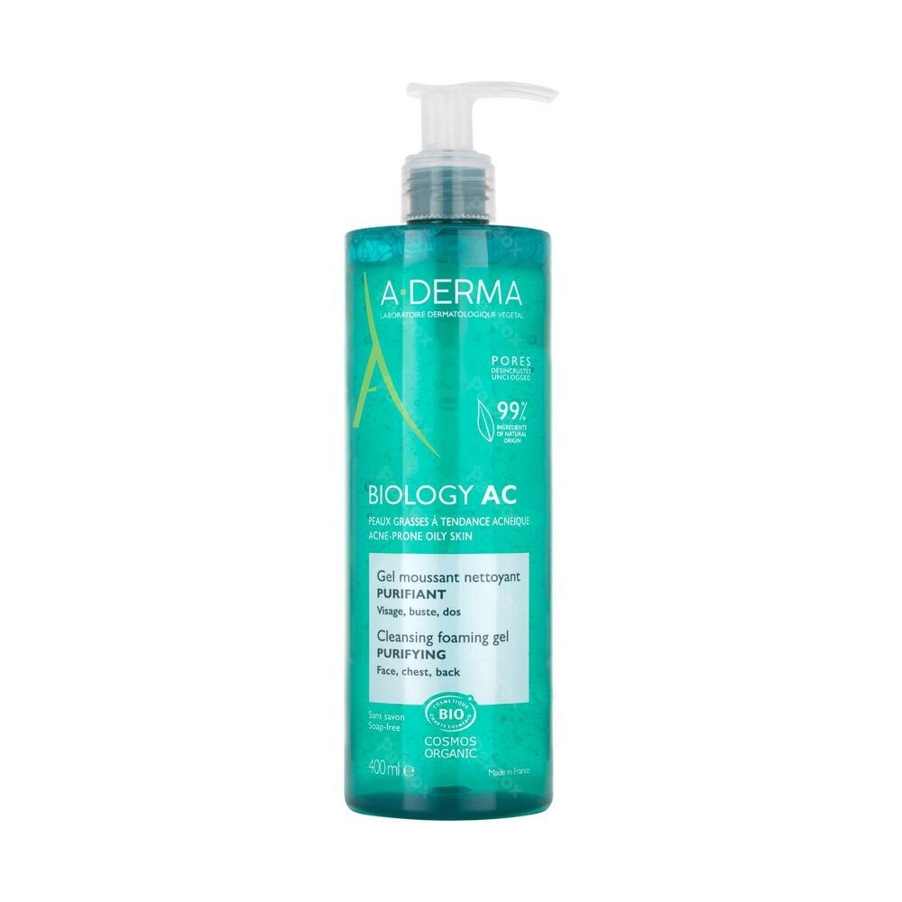 A-Derma Biology Acné Zuiverende Schuimgel 400ml