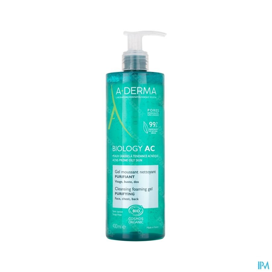 A-Derma Biology Acné Zuiverende Schuimgel 400ml