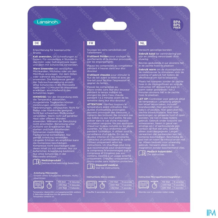 Lansinoh Cp Thermoperles 3en1 Apais.chaud-froid 2