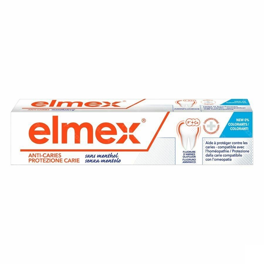 Elmex A/caries S/menthol Dentifrice Tube 75ml