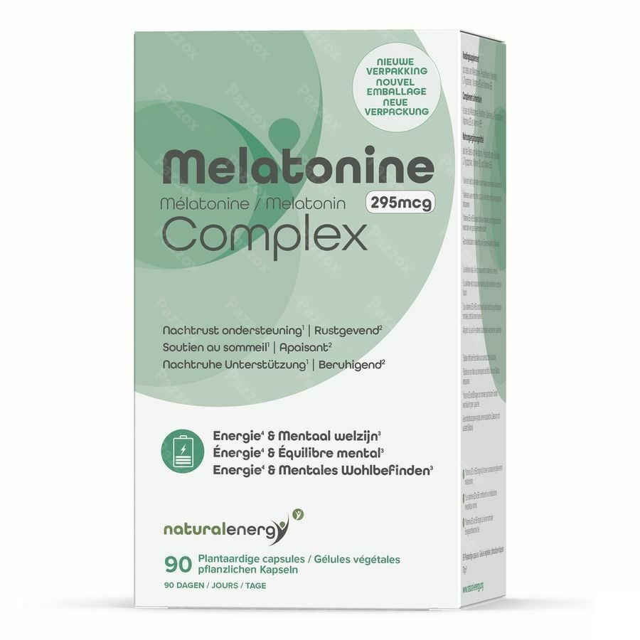 Natural Energy Melatonine Complex 295mvg 90 V-Caps