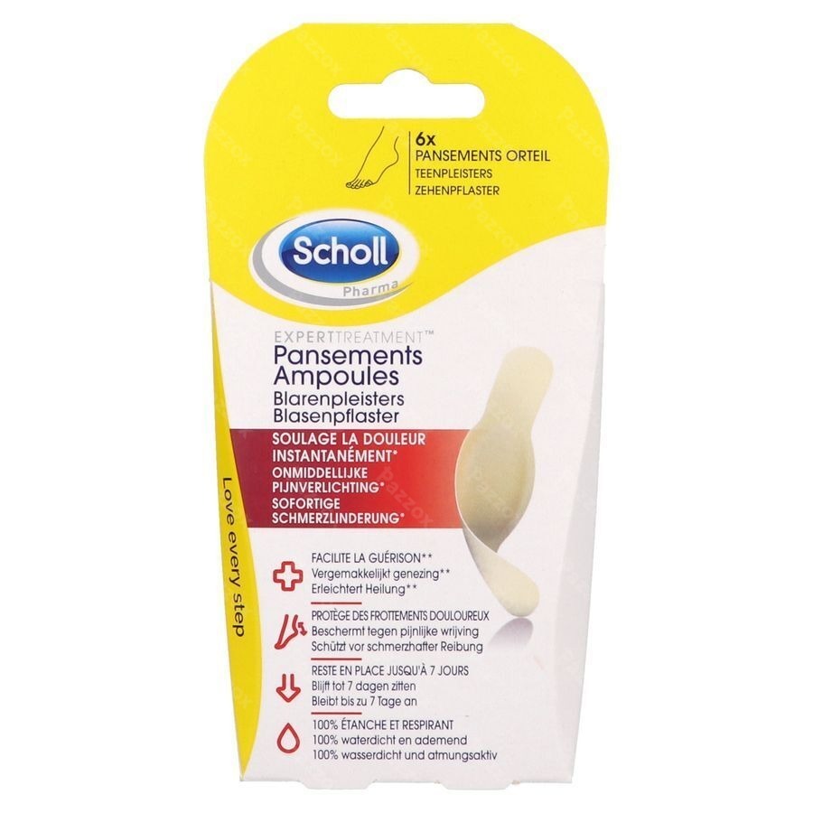 Scholl Blarenpleisters Tenen 6 Stuks