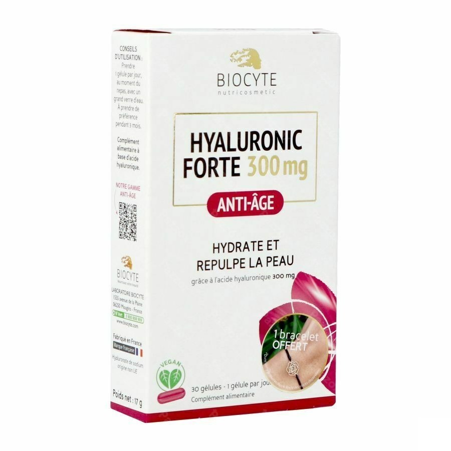 Biocyte Hyaluronic Forte 300mg 30 Capsules