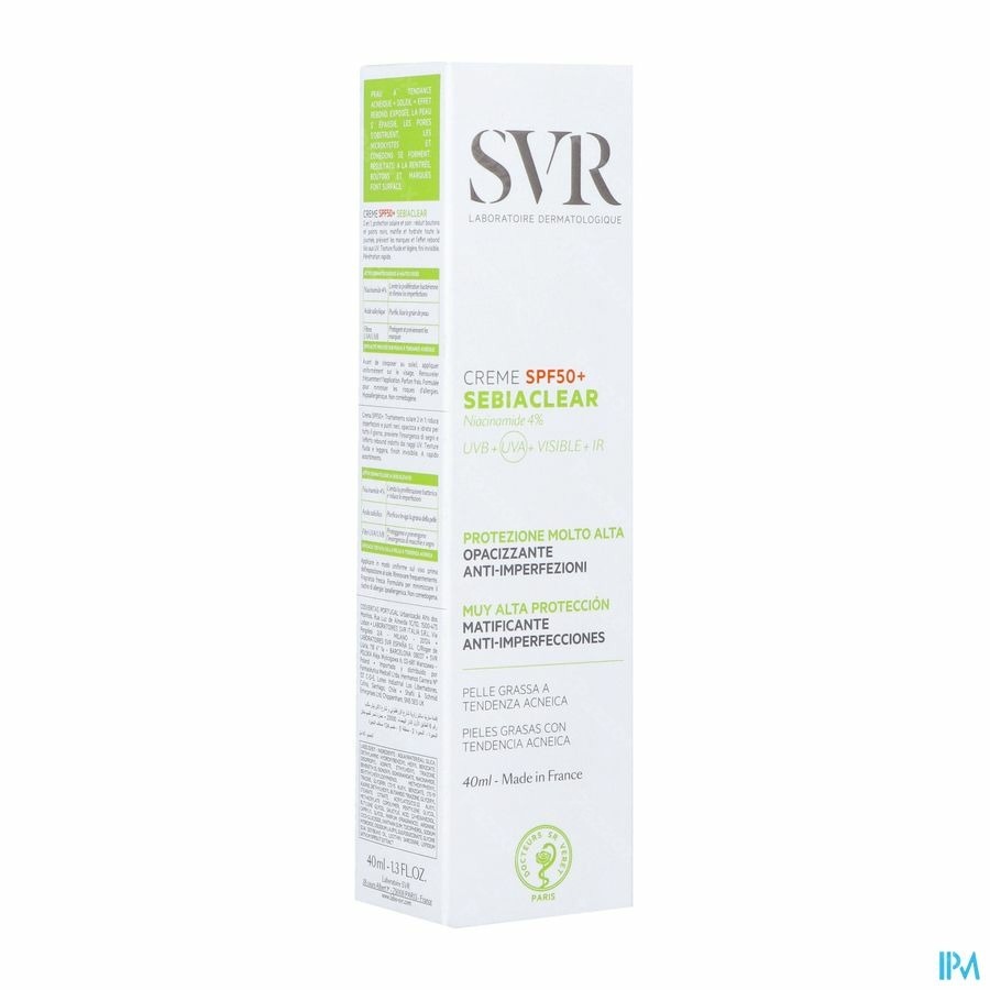 SVR Sebiaclear Creme SPF50+ 40ml