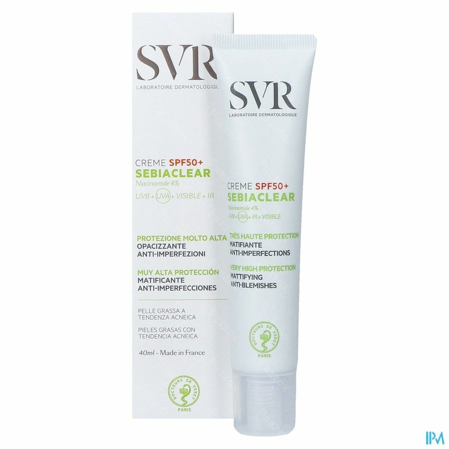 SVR Sebiaclear Creme SPF50+ 40ml