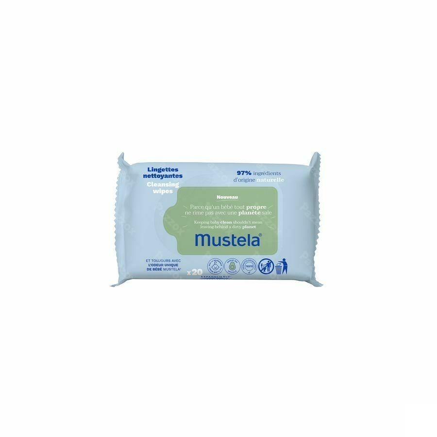 Mustela Ch Lingettes Nettoyantes 20