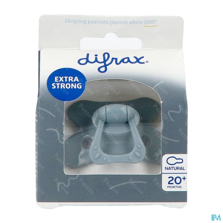 Difrax Sucette Natural 20m+ Uni Stone