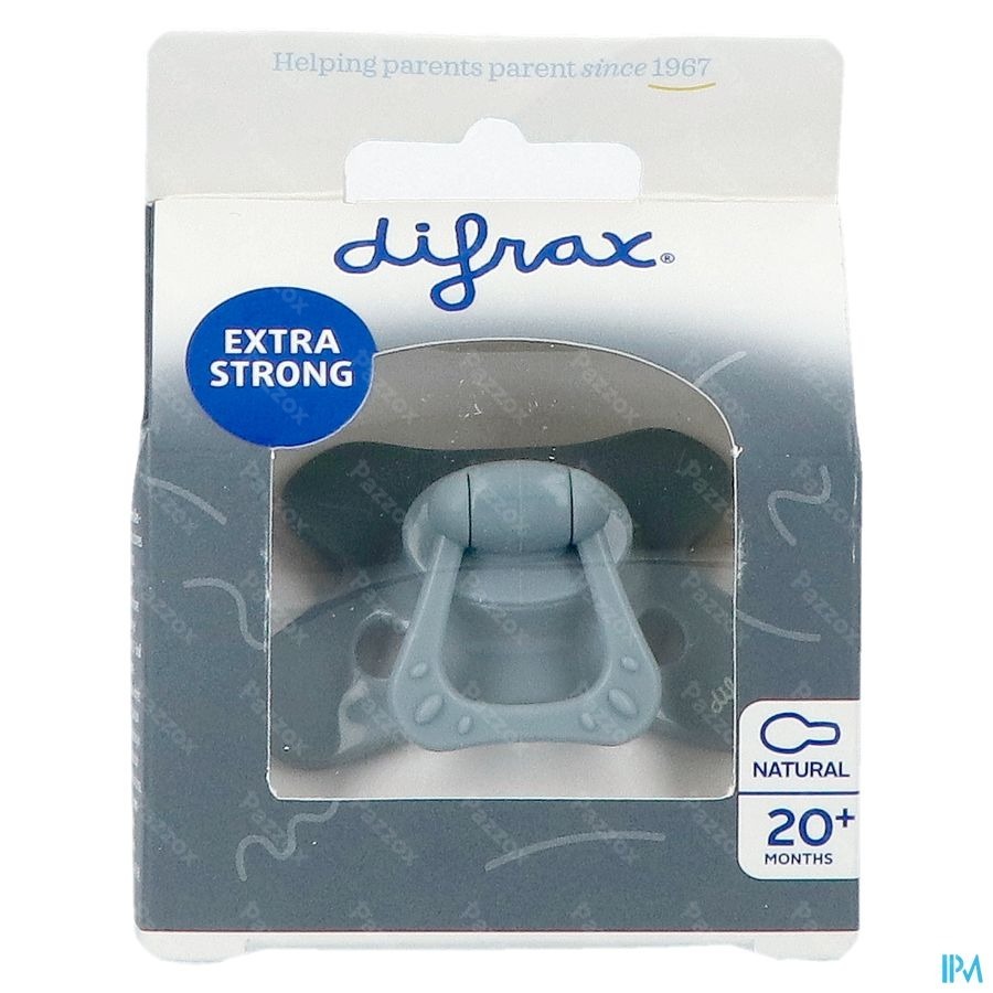 Difrax Sucette Natural 20m+ Uni Stone