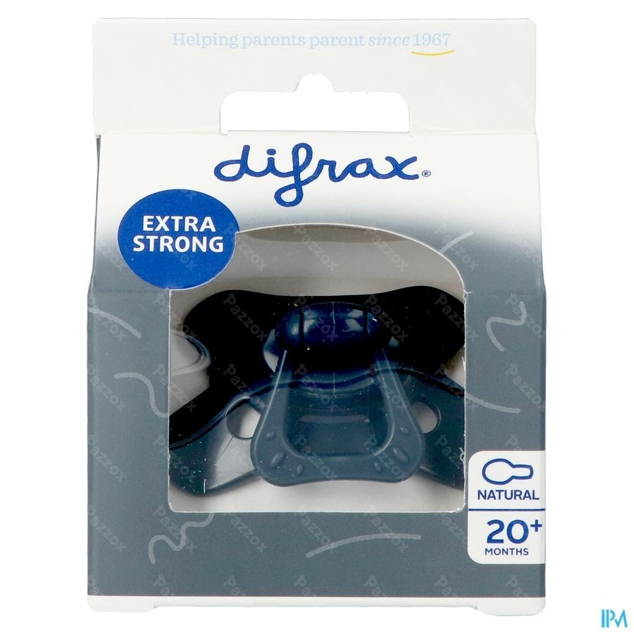 Difrax Sucette Natural 20m+ Uni Blackberry