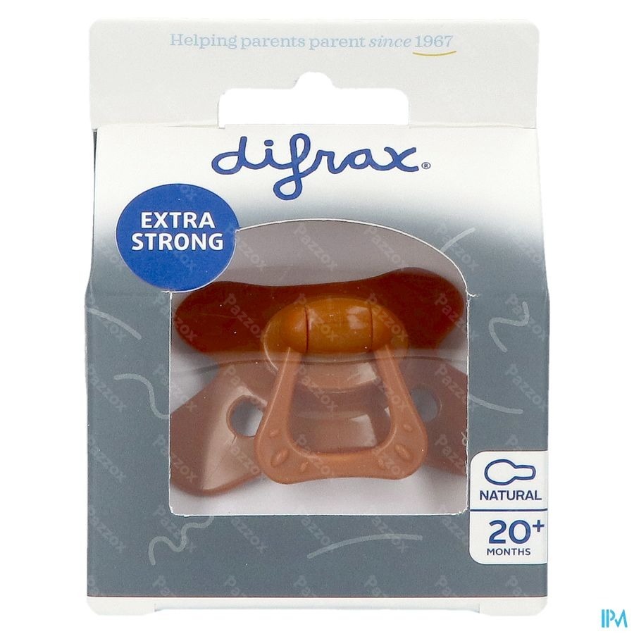 Difrax Sucette Natural 20m+ Uni Cinnamon