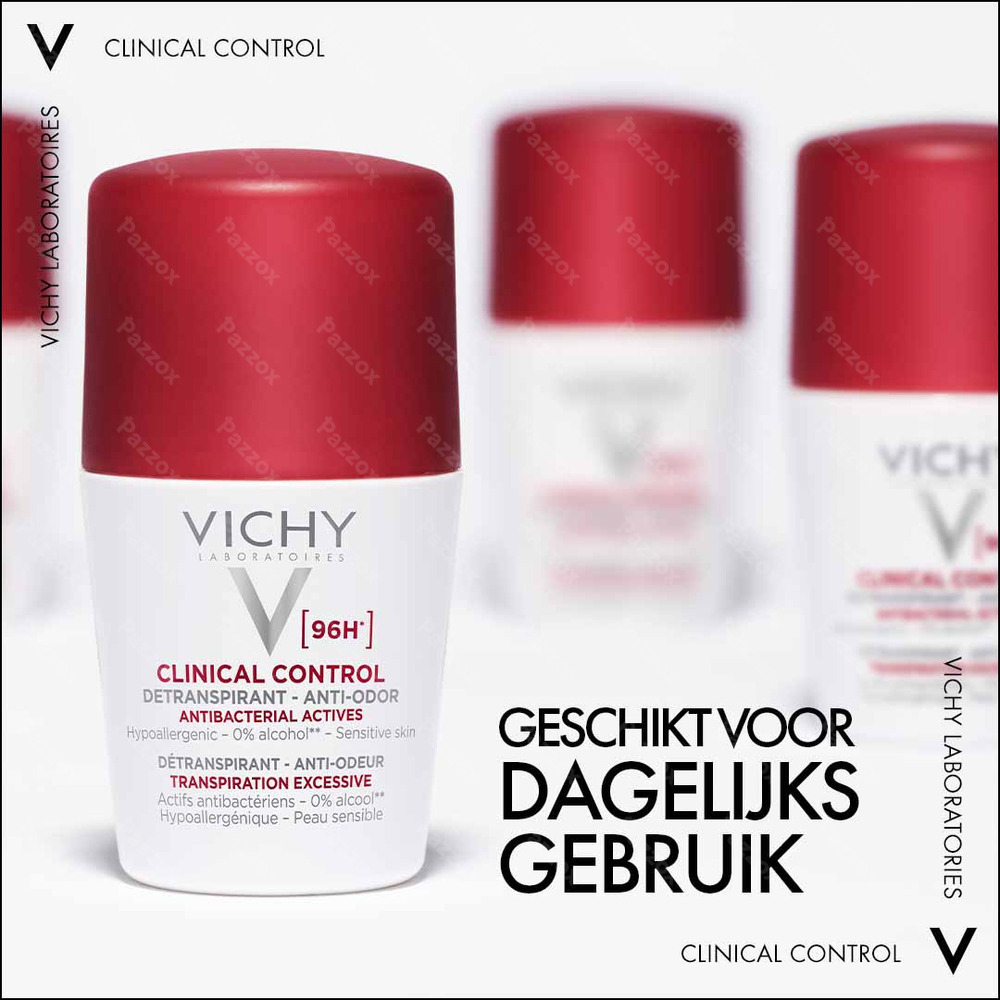 Vichy Deo Roll-on Clinical Control 96u Overmatige Transpiratie 50ml