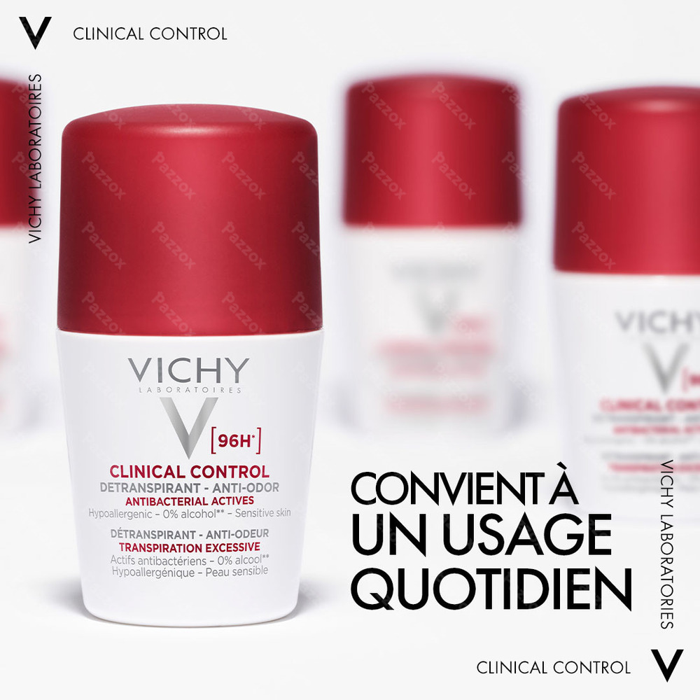 Vichy Deo Roll-on Clinical Control 96h Detranspirant Duo 2x50ml