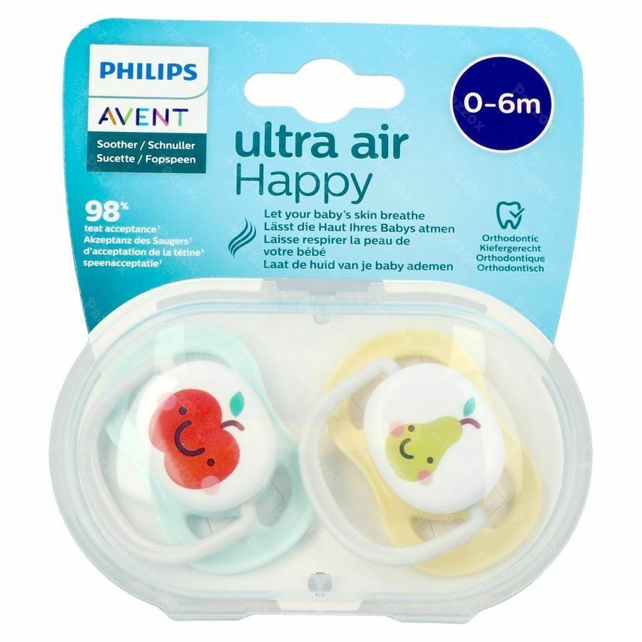 Philips Avent Sucette +0m Air Pomme 2