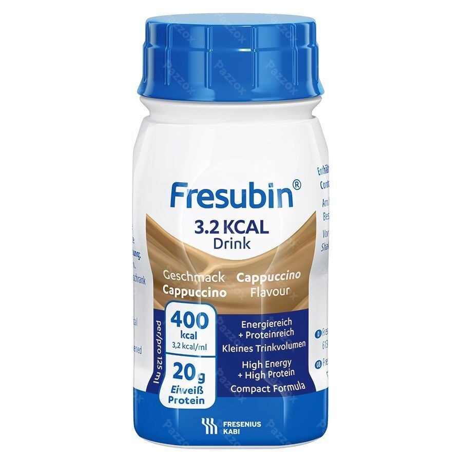 Fresubin 3.2 Kcal Drink Cappucino 4x125ml