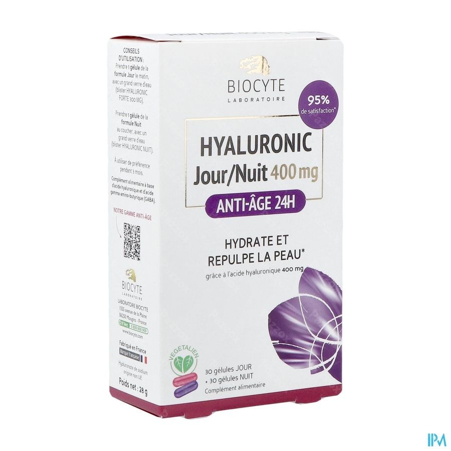 Biocyte Hyaluronic Jour-nuit 400mg Gel. 30+30
