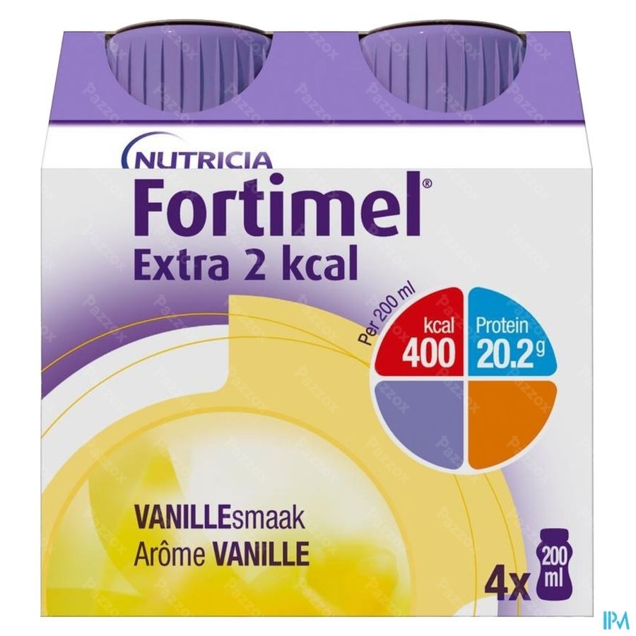 Fortimel Extra 2 Kcal Vanille 4x200 ml