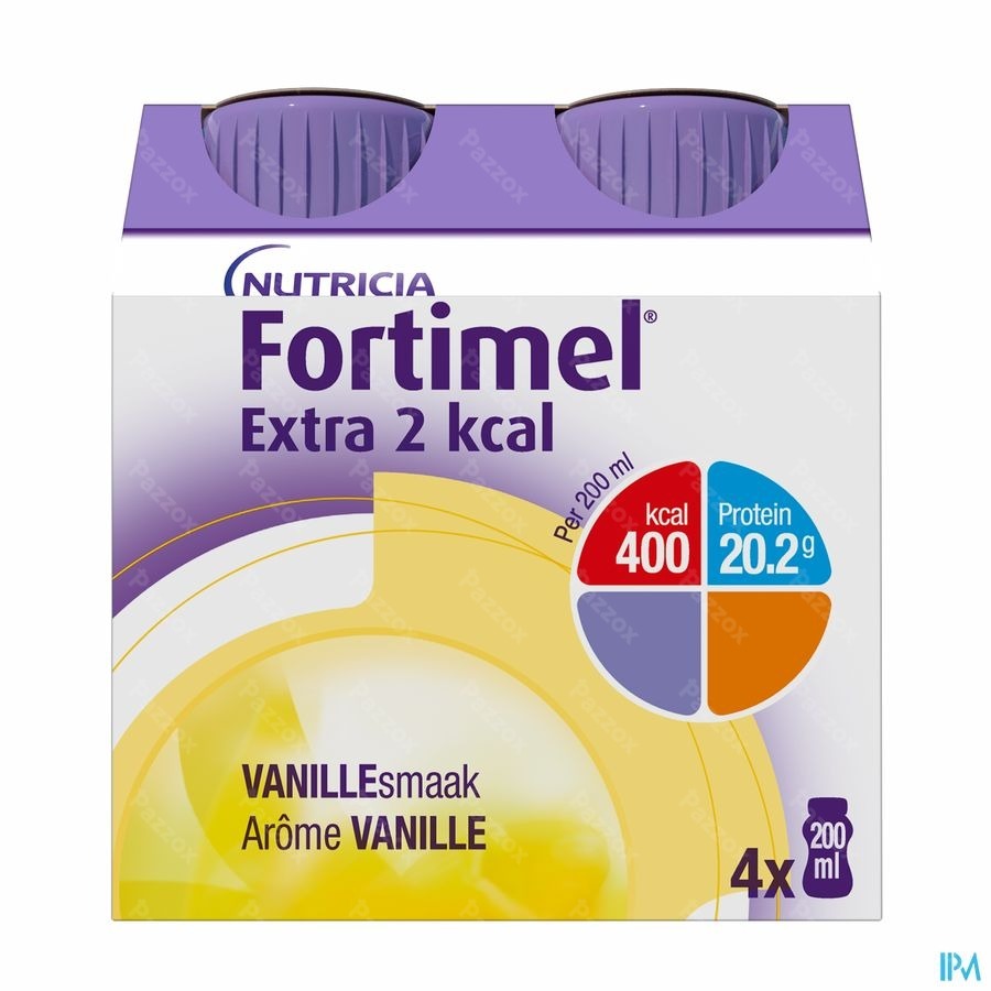 Fortimel Extra 2 Kcal Vanille 4x200 ml