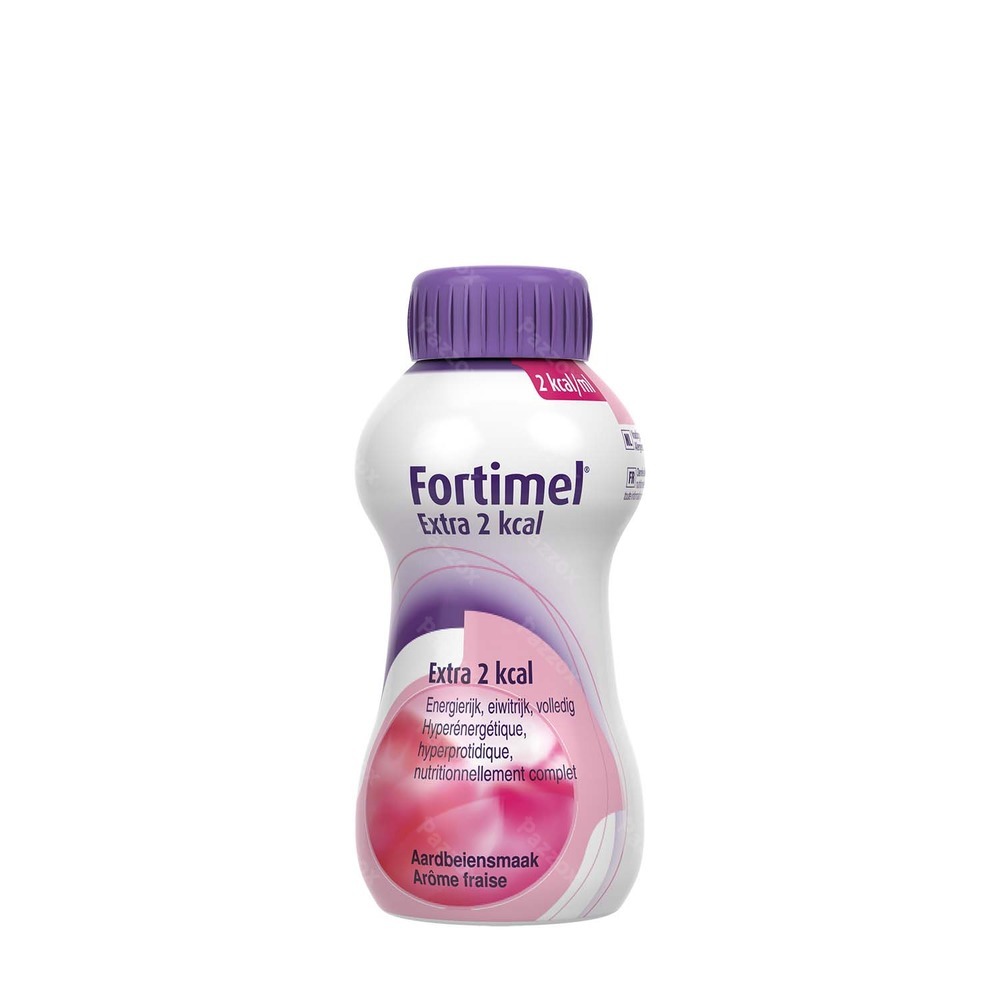 Fortimel Extra 2 Kcal Aardbei 4x200ml