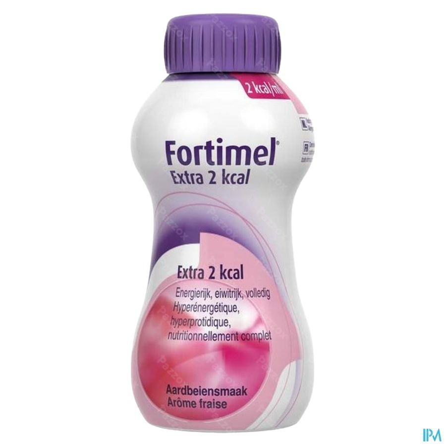 Fortimel Extra 2 Kcal Aardbei 4x200ml