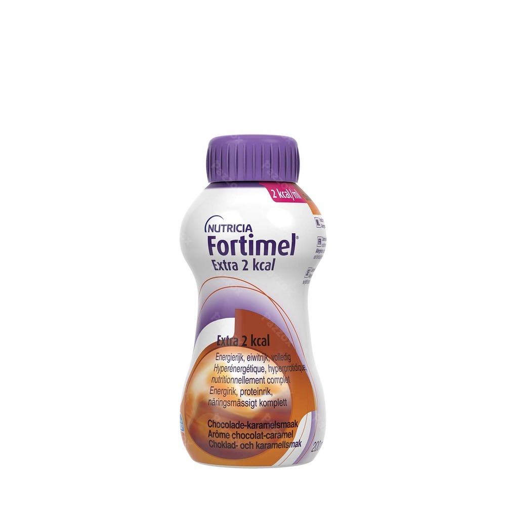 Fortimel Extra 2kcal Chocolade Karamel 4x200ml