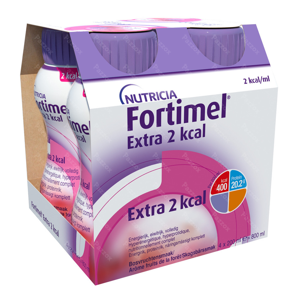 Fortimel Extra 2kcal Bosvruchten 4x200ml