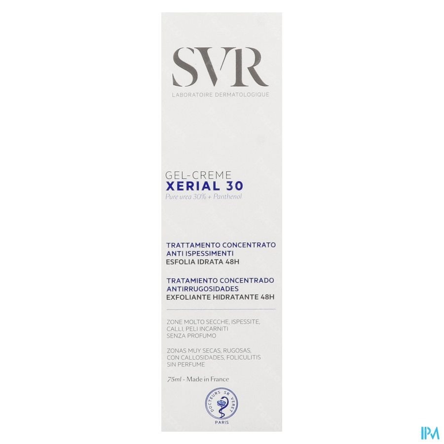 SVR Xérial 30 Gel Crème 75ml