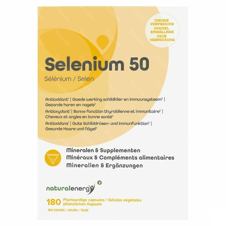 Natural Energy Selenium 50 Caps 180