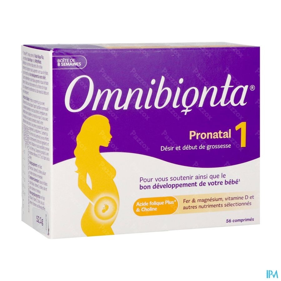Omnibionta Pronatal Desit Debut Grossesse 56 Comprimés