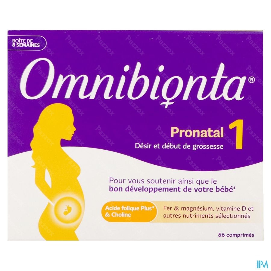 Omnibionta Pronatal Desit Debut Grossesse 56 Comprimés