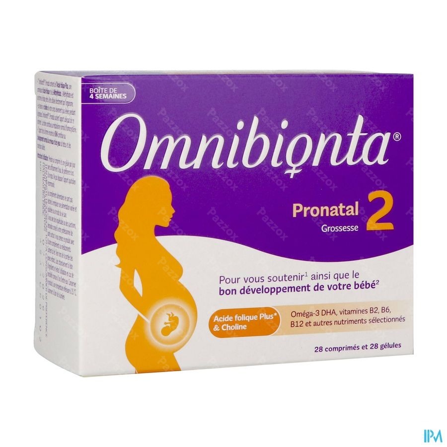 Omnibionta Pronatal Grossesse 28 Comprimés + 28 Capsules