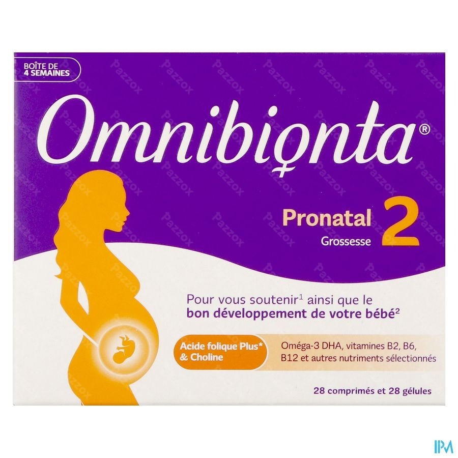 Omnibionta Pronatal Grossesse 28 Comprimés + 28 Capsules