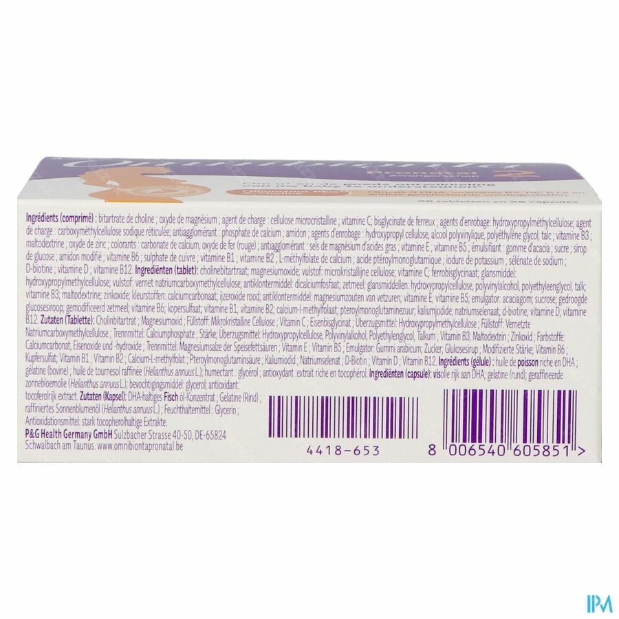 Omnibionta Pronatal Grossesse 28 Comprimés + 28 Capsules