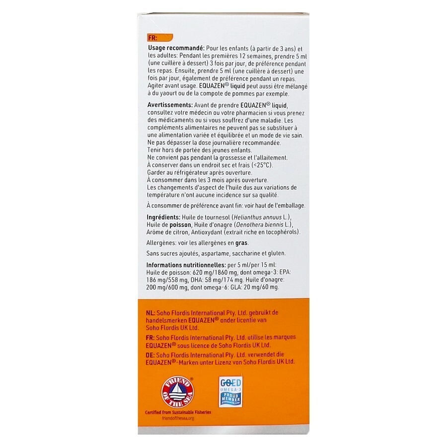 Equazen Omega 3/6 Liquid Fl 200ml