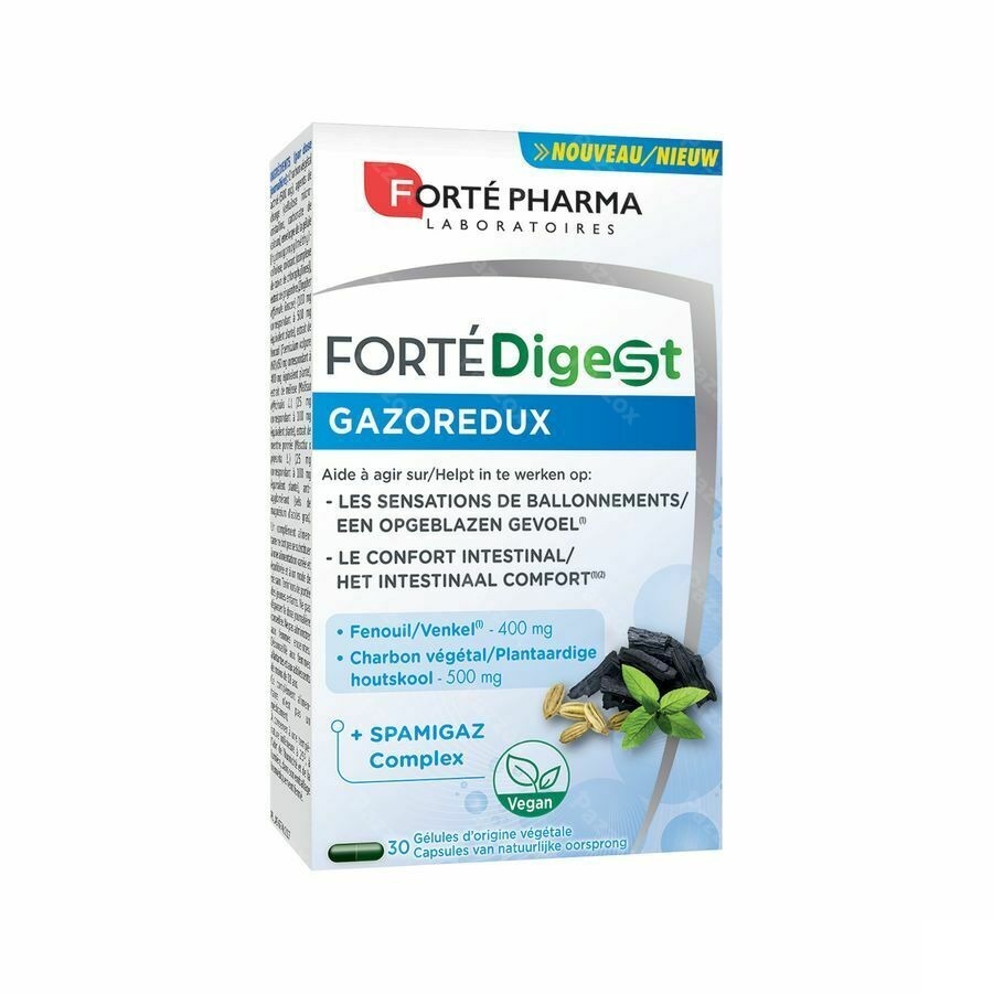 Forté Pharma Fortedigest Gazoredux 30 Gélules